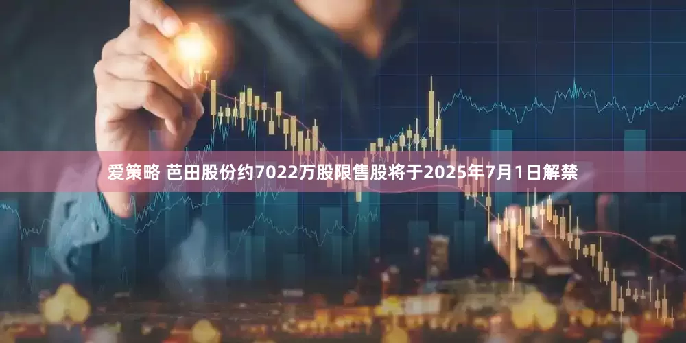 爱策略 芭田股份约7022万股限售股将于2025年7月1日解禁