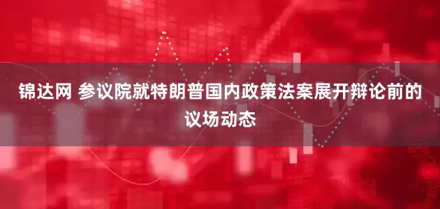 锦达网 参议院就特朗普国内政策法案展开辩论前的议场动态