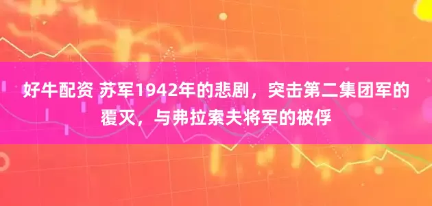 好牛配资 苏军1942年的悲剧，突击第二集团军的覆灭，与弗拉索夫将军的被俘